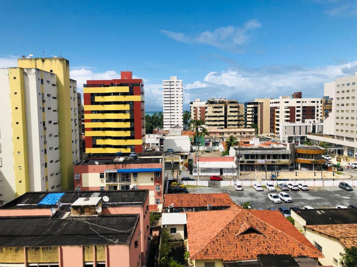 Praia De Ponta Verde Em Frente Ao Tropico Hotel Com Garagem, Wi-Fi, Lavadora - Apto703 Maceio  Bagian luar foto